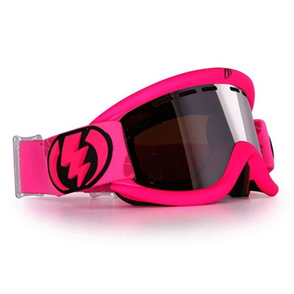 Electric EG.5 Snowboarding Skiing Goggles Hot Pink Silver Chrome - Picture 1 of 7